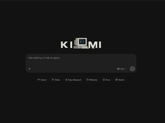 Schermata iniziale dell’interfaccia web di Kimi con campo di immissione dati e logo K3