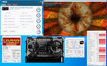 Stress test FurMark (PT 100%)