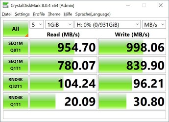 Crystaldiskmark 8: PC Windows 2, TB 3