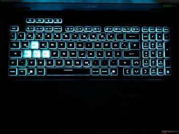 Illuminazione della tastiera