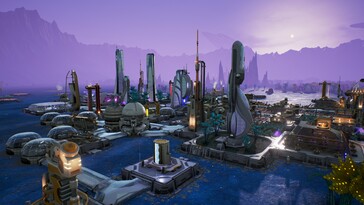Un'immagine che mostra gli edifici di Aven Colony.