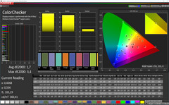 ColorChecker (Profilo: Cinema, gamma di colore target: P3)