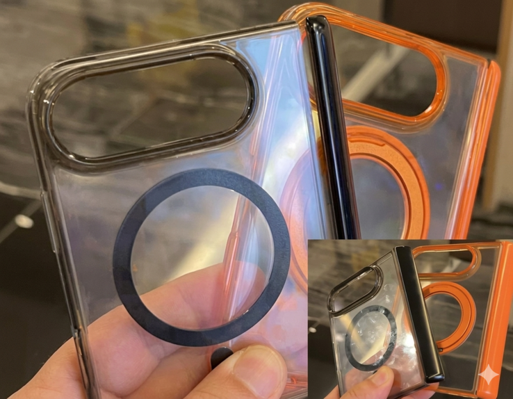 Le custodie trapelate dell'iPhone Ultra/Fold sembrano confermare il design ipotizzato.