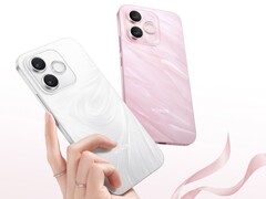 Honor X80i nei colori Moon Shadow White e Flowing Sand Pink. 