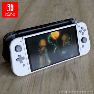 Rendering della nuova console Nintendo Switch. (Fonte: Louis-marie David/Shigeryu)