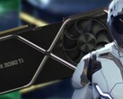Nvidia ha annunciato per la prima volta la scheda GeForce RTX 3090 Ti a gennaio al CES 2022. (Fonte immagine: Nvidia - modificato)
