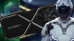 Nvidia ha annunciato per la prima volta la scheda GeForce RTX 3090 Ti a gennaio al CES 2022. (Fonte immagine: Nvidia - modificato)