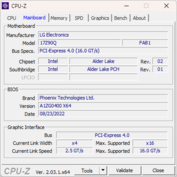 CPU-Z: Scheda madre