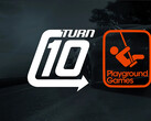 Loghi di Turn 10 Studios e Playground Games (Fonte: Turn 10 Studios, Playground Games)