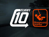 Loghi di Turn 10 Studios e Playground Games (Fonte: Turn 10 Studios, Playground Games)