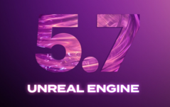 Un banner che mostra l'annuncio di Epic di Unreal Engine 5 (fonte: Epic Games)