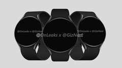 Samsung ha guardato a un sensore BIA per i suoi prossimi smartwatch di punta. (Fonte: OnLeaks)