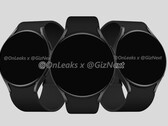 Samsung ha guardato a un sensore BIA per i suoi prossimi smartwatch di punta. (Fonte: OnLeaks)