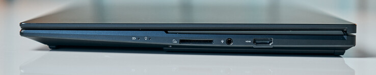 Lettore di schede SD, jack per cuffie da 3,5 mm, HDMI 2.1