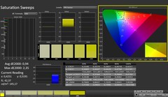 CalMAN: Saturazione (calibrata)