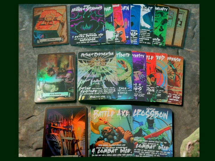 Le carte fornite con la Cripta delle Tenebre Perpetue di Joe Manganiello sono decisamente ispirate alle band metal
