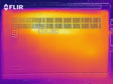 Generazione di calore lato inferiore (idle)