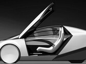 Il concetto di Robotaxi di Tesla (immagine: bio di Walter Isaacson/Elon Musk)
