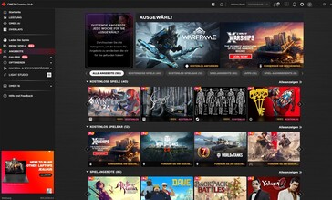 Il negozio di giochi all'interno del centro di controllo