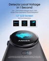 Un'immagine promozionale trapelata relativa all'adattatore da viaggio Anker Nano (4 in 1, 100 W, Smart Display)