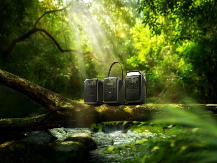 EcoFlow Trail 200 DC, Trail 300 DC e Trail Plus 300 DC (da sinistra a destra) (Fonte: EcoFlow)