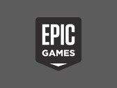 Il logo di Epic Games raffigurato