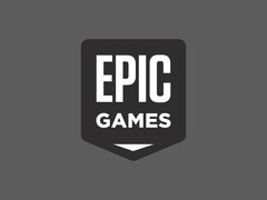 Il logo di Epic Games raffigurato