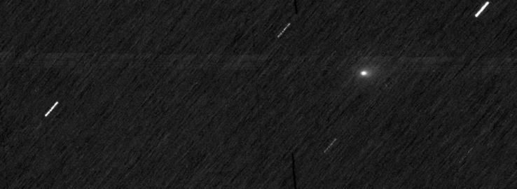 Un'immagine che mostra la Cometa 3I/ATLAS da Marte. (Fonte immagine: ESA)