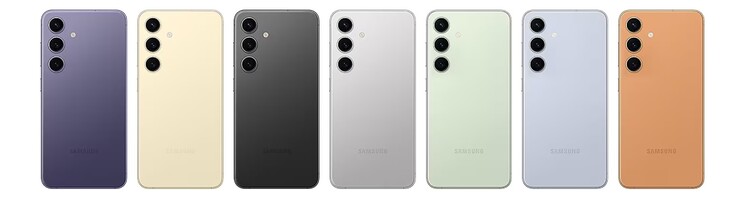 La selezione di colori di Samsung Galaxy S24