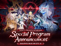 Immagine promozionale del programma speciale della versione 7.1 di Genshin Impact.