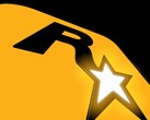 Viene mostrato il logo monolite di Rockstar Games (Fonte: Rockstar Games con modifiche)