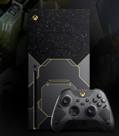 Microsoft ha rilasciato la prima console Xbox Series X in edizione limitata ed è a tema Halo. (Immagine: Microsoft)