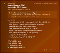 Questo cavo Thunderbolt 3 non è stato riconosciuto correttamente dall'app.