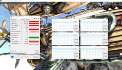 Informazioni di sistema durante un Heaven 4.0 benchmark