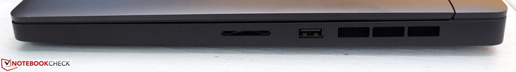 Lato destro: Lettore di schede, USB-A 3.0