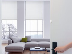 Il controller per tende a rullo T1S di Aqara è un motore tubolare intelligente. (Fonte: Aqara)