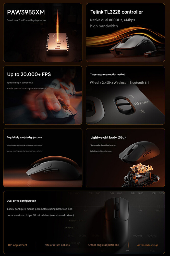 I punti salienti dello Xiaomi Gaming Mouse 2 (traduzione automatica)
