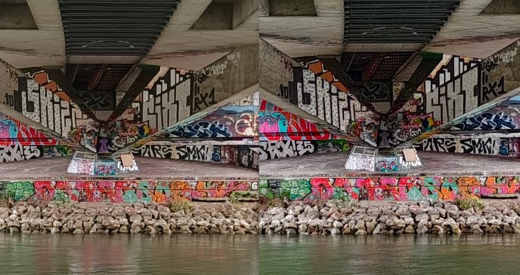 Oppo a sinistra, Vivo a destra.