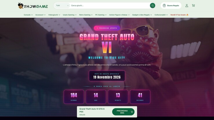Un primo rivenditore ha aperto oggi i pre-ordini per GTA 6.