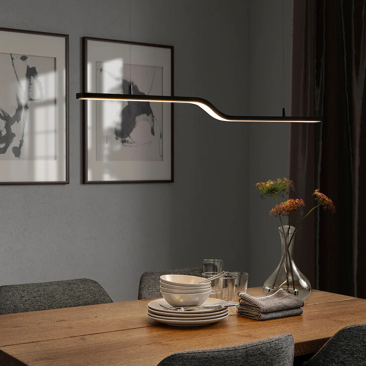 La lampada a sospensione LED PILSKOTT di IKEA. (Fonte: IKEA)