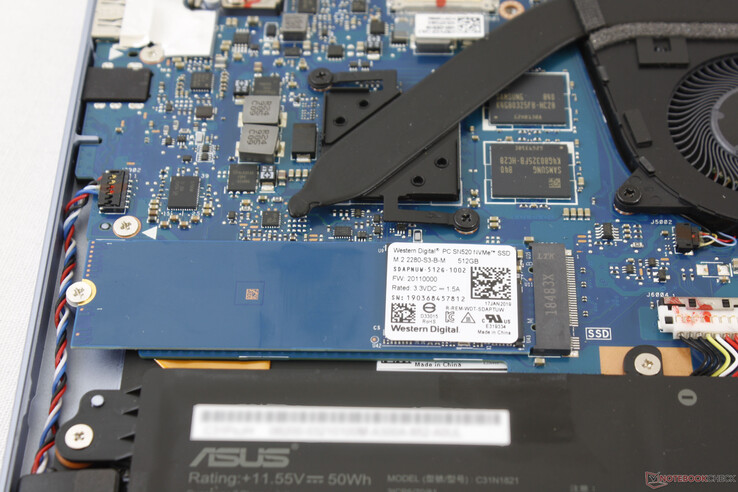 L'SSD M.2 si trova accanto ai moduli VRAM GDDR5 VRAM