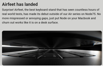 NuPhy Node75 Airfeet (fonte: NuPhy)