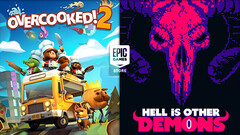 Hell is Other Demons e Overcooked! 2 sono ora scaricabili gratuitamente dall&#039;Epic Games Store. (Fonte: Epic Games)