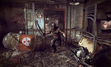 Un'immagine che mostra un nemico in Rage