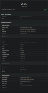 Ryzen AI 9 HX 470 Radeon 890M Geekbench (fonte: Geekbench)