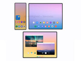 Il Galaxy Z TriFold si piegherà in modo diverso rispetto agli attuali Huawei Mate XT. (Fonte immagine: via @TechHighest)