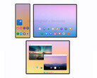 Il Galaxy Z TriFold si piegherà in modo diverso rispetto agli attuali Huawei Mate XT. (Fonte immagine: via @TechHighest)