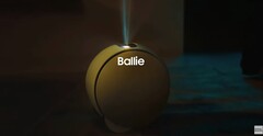 Ballie fa il suo ritorno, anche se virtuale sullo schermo.  (Fonte: Samsung)