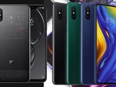 Lo Xiaomi Mi 8 Explorer Edition (L) e il Mi Mix 3 (R) sono stati rilasciati nel 2018. (Fonte immagine: Xiaomi/Paranoid Android - modificato)