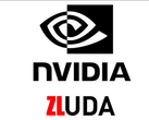 CUDA funziona sulle GPU AMD (logo Nvidia CUDA modificato)